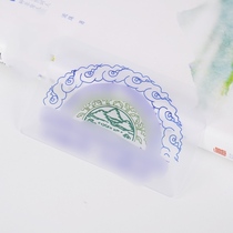 Transparent PVC Buddhist card to prevent miscrossing card to prevent miscrossing randomly issued