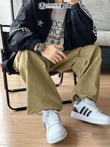 Adidas, низкая нескользящая износостойкая повседневная обувь подходит для мужчин и женщин, кроссовки