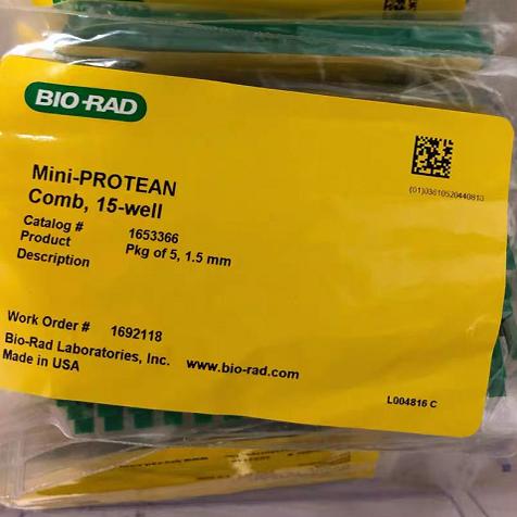 Bio-Rad伯乐电泳玻璃板梳子1653308/1653360/1653311/1653312