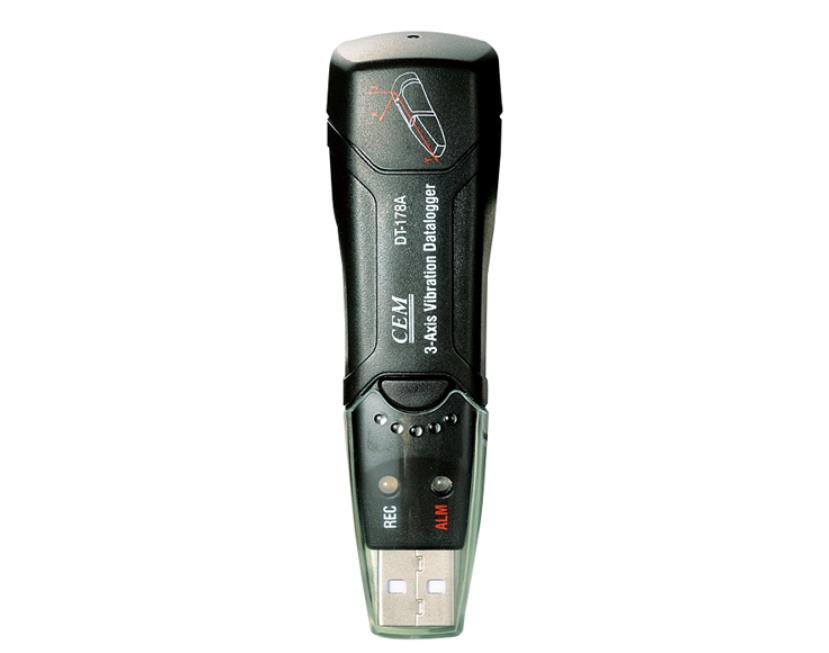 CEM/华盛 震动记录仪 DT-178A 振動データロガー DATA LOGGER