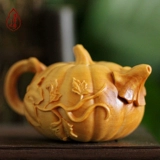 Заварочный чайник из сандалового дерева, резное украшение в руку из грецкого ореха из натурального дерева