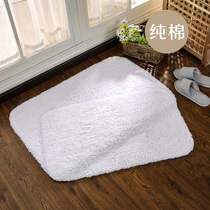 Deyi cotton long hair floor mat Five-star hotel bathroom bathroom non-slip mat absorbent thickening machine washable