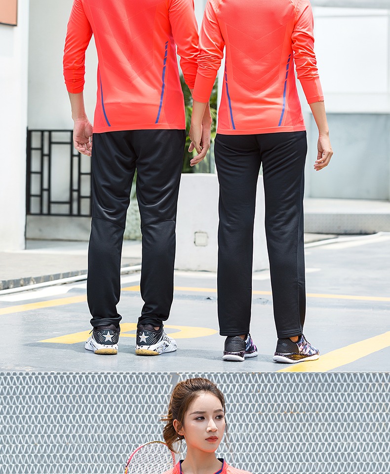 Sản phẩm mới Li Ning mùa thu và mùa đông áo thun dài tay thoáng khí quần áo thể thao cầu lông quần áo nam và nữ áo len cổ tròn một sợi áo ba lỗ adidas nam