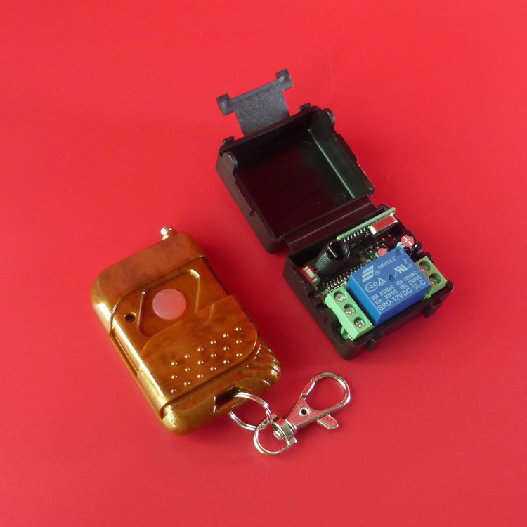 12V single-way jog access control remote control electric door wireless door door door door door modification remote control switch module