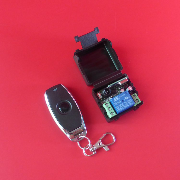 12V single-way jog access control remote control module electric control lock electromagnetic lock wireless door open button short circuit switch