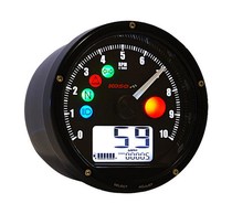 KOSO code watch D64 (speed mileage speed oil volume voltage clock)Retro monkey street car