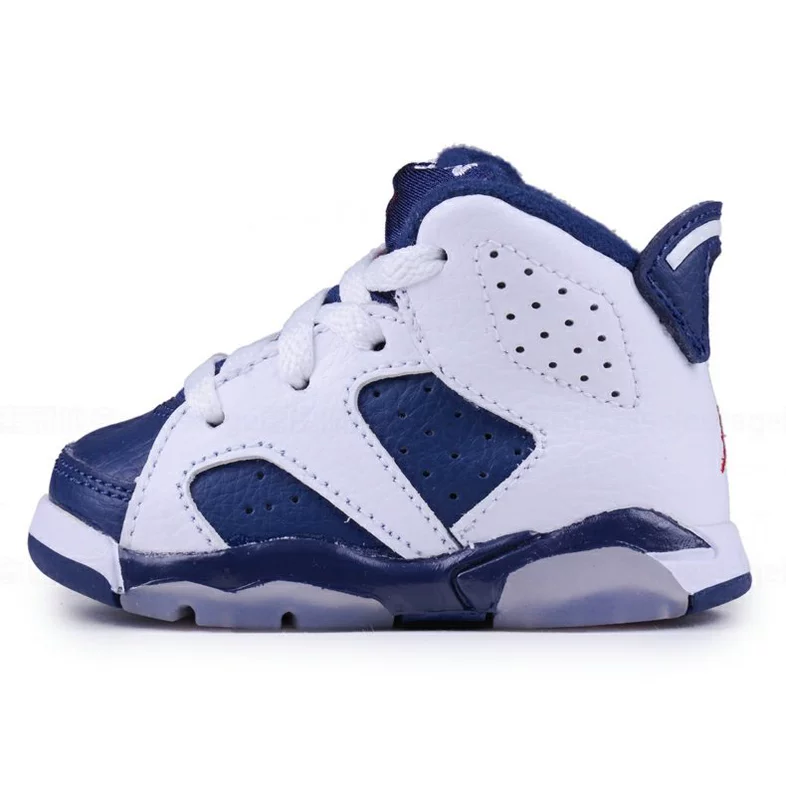 Air Jordan 6 Retro TD AJ6 Joe 6 Giày em bé 384667-130 - Giày dép trẻ em / Giầy trẻ