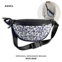 ASSCL Type Men Castified Breast Bag Personality Backpack Street Trend in Super Fire Pocket