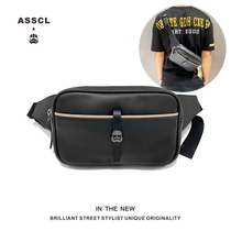 Slipper bag male tide personality street trend chest bag in super fire fashion portable bag bag girl bag