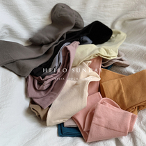 Slippery socks autumn cotton womens stockings Foundation Joker Nordic style pile socks thin and elegant