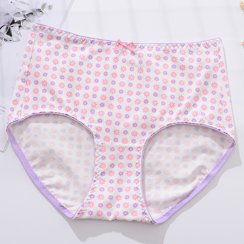 Deanfun bướm Anfen quần lót womens bông thoải mái sexy bông hông stoic womens quần bông giữa năm cao eo.