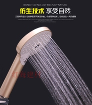  Multi-gear shower head Bathroom pressurized rain shower flower sprinkler set Water heater Handheld shower showerhead