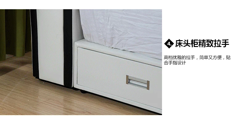 Da da giường giường tatami đơn giản giường hiện đại lưu trữ bầu không khí phòng ngủ Bắc Âu mềm giường đôi 1.82.2 mét - Giường giường xếp văn phòng