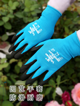 Multi-purpose gardening gloves stab-proof waterproof and anti-tie flower planting garden planting wear-resistant protective gloves