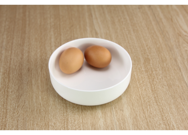 Ceramic dish dish dish household Japanese circular character size 7 inches ipads porcelain dish creative pure white tableware