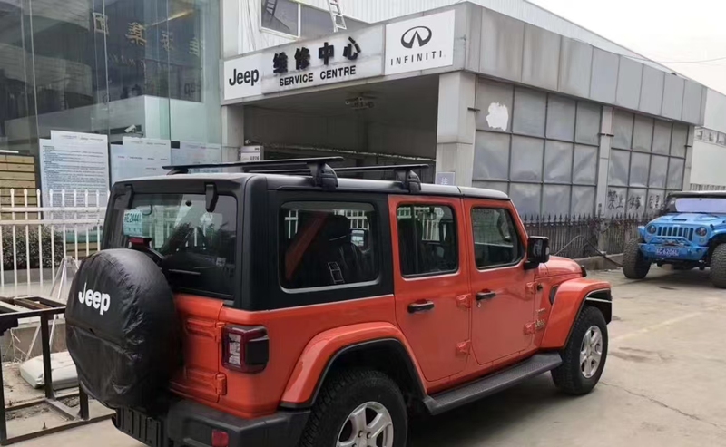 Suitable for Wrangler Jk Jl Crossbars, a Pair of Bj40 Crossbars, Aluminum Alloy Wrangler Roof Rack