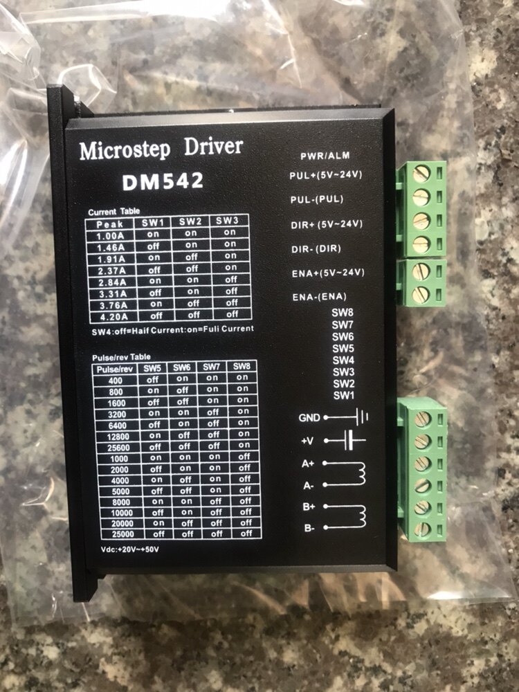 Stepping motor driver stepping motor driving plate sliding table driver