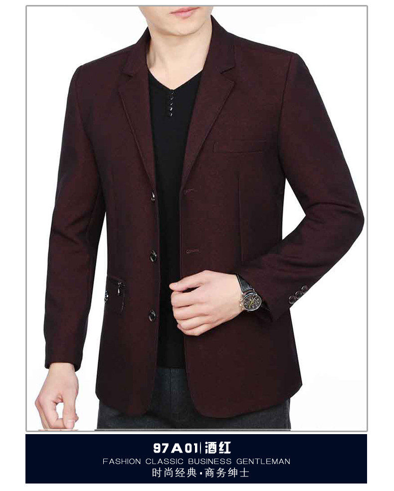 Blouson homme manches longues en Laine - Ref 3117165 Image 17