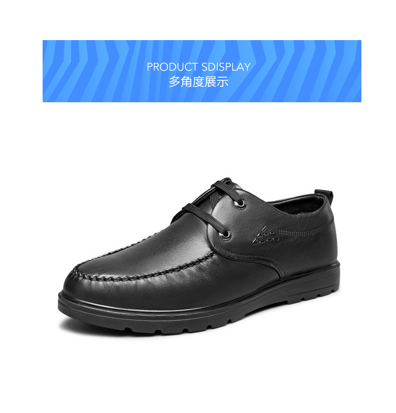 Giày nam Yier Khang nam mùa đông cộng với nhung ấm thấp giúp giày cotton tròn buộc đầu giày thông thường nam mềm đế mềm giày thể thao nam adidas