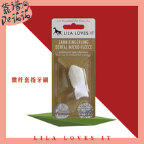 LILA Germany lilalovesit cat dog toothbrush finger sleeve Brushing microfiber cleaning teeth teeth in addition to bad breath