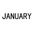 JANUARY 一月的LOGO