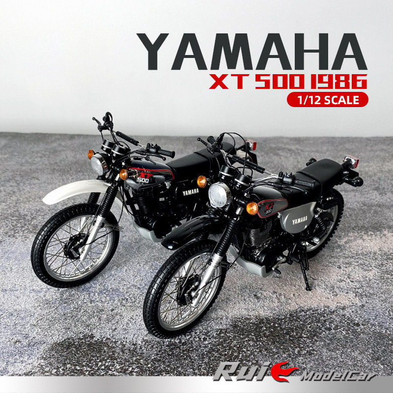 1:12迷你切Minichamps Yamaha XT 500 1986合金摩托车模型：复古经典