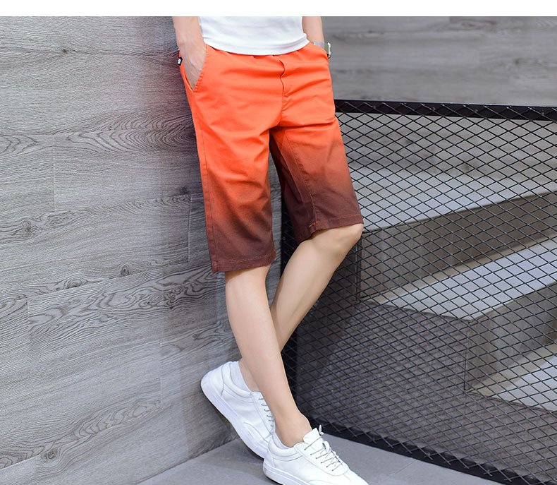 Mùa hè mới quần short nam phiên bản Hàn Quốc của giới trẻ tự tu dưỡng xu hướng màu sắc quần mỏng phần mùa hè mẫu quần nam đẹp trai hoang dã quần tây nam đẹp