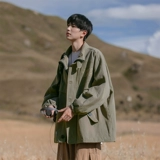 Японская весенняя ретро куртка для отдыха, тренд сезона, в американском стиле, оверсайз, с вышивкой, подходит для подростков