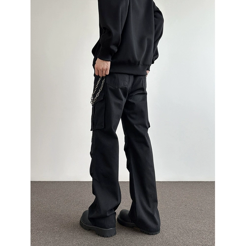 Штаны, универсальный парашютист, в американском стиле, свободный крой