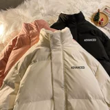 Весенний пуховик с капюшоном для отдыха, куртка для влюбленных, оверсайз, в американском стиле