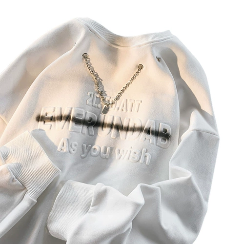 Демисезонная универсальная куртка для отдыха, круглый воротник, оверсайз, в американском стиле