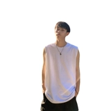Летний цветной жилет, брендовая спортивная футболка, короткий рукав, оверсайз