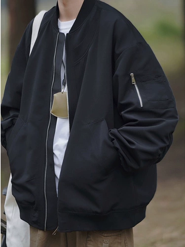 Ретро осенняя куртка, универсальная бейсбольная форма, в американском стиле, оверсайз