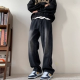 Летние джинсы, штаны для отдыха, в американском стиле, оверсайз, свободный прямой крой