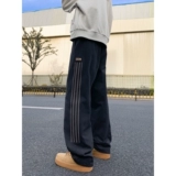 Спортивные летние штаны для отдыха, в американском стиле, свободный прямой крой