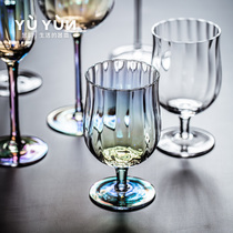 Yuyun Champagne wine cup household glass goblet large and small wine glass cocktail cup brandy Cup