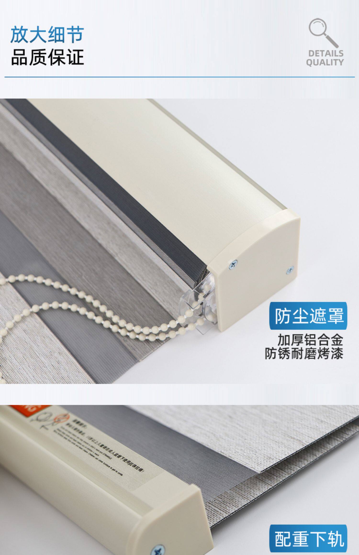 Шторы рулонные 遮光柔纱帘卷帘卫生间免打孔防水百叶窗帘厨房浴室厕所窗户遮挡帘