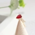 5103 Thanh Đảo Eraser Trang sức Beauty Girl Series Angel Wings Love Red Glass Ring Điều chỉnh nhẫn Nhẫn