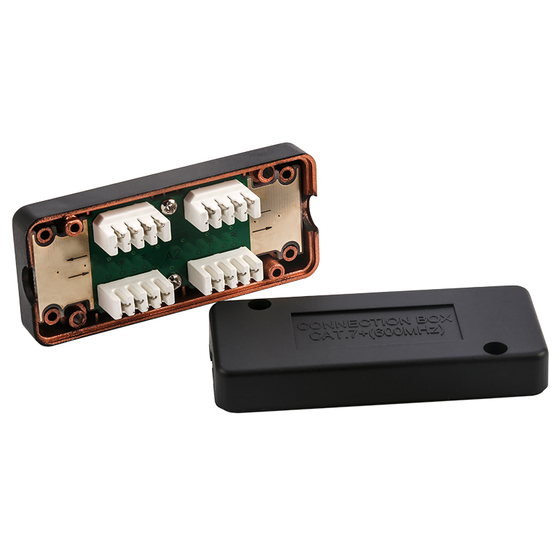 cat7 seven types of network junction box connector seven types of wiring module gigabit network cable module box 600mhz