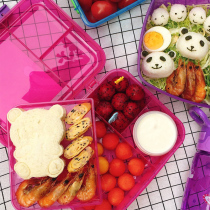 Can delete New Zealands original fun lunch box multi-layer decomposed childrens lunch box seal for students
