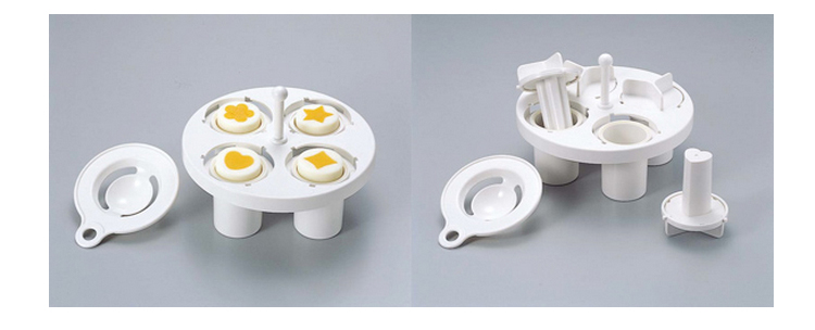 nồi hấp điện philip Nhật Bản Arnest Fancy Model Egg Boiler DIY Egg Mold Hộ gia đình Egg Boiler Mento Mould - Nồi trứng xửng hấp xôi mini