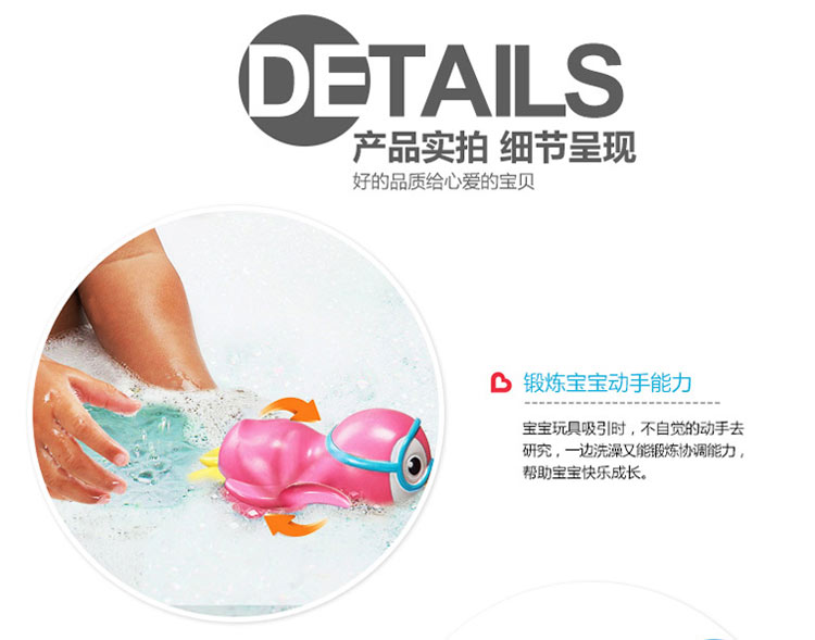 Tắm em bé đồ chơi bé con dễ thương chim cánh cụt hồ bơi đồng hồ đồ chơi nước mermaid chơi đồ chơi nước chậu tắm cho bé sơ sinh