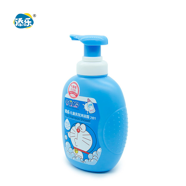 Timle Doraemon shampoo and shower gel two-in-one ແຊມພູເດັກນ້ອຍນັກຮຽນຊາຍແລະຍິງການດູແລເດັກນ້ອຍຂອງແທ້