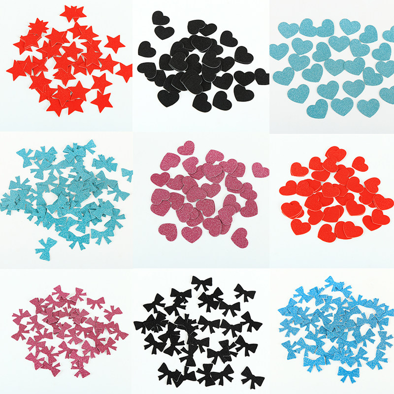 Cake decoration plug-in love star bow cake plug-in creative dessert table layout 100 packs