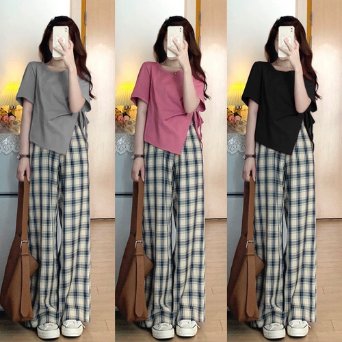 Полный набор OOTD Spring Fashion Clear Etbits Двух частей красивый весенний маленький костюм 2025 Новая женская одежда