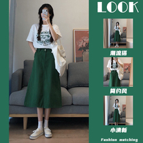 Summer Big Code Womens Dress 2022 Light Cooked Wind Fat Mm Conspicuy Wearing A Hitch Pure Sweet And Mermaid Dress Two-piece Suit Spring