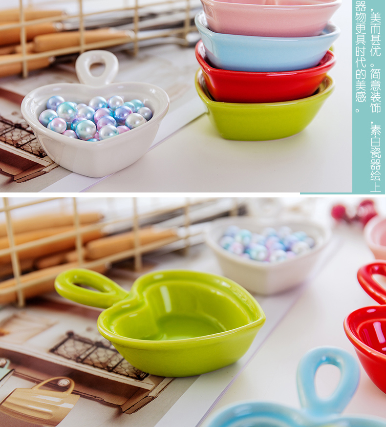 Bát nhỏ Jingdezhen tô gốm sứ bộ đồ ăn nhà phô mai nồi cơm điện bát nhỏ bát dễ thương hoạt hình món ăn - Đồ ăn tối khay gỗ đựng đồ ăn