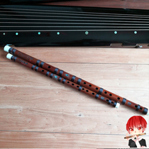 (Flute customization) big lacquer craft professional bitter bamboo playing bamboo flute art test grade test blowing demon flute
