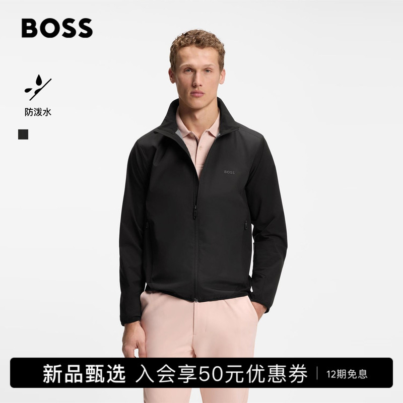 [Water-Repellent] Boss Men's 26 Autumn New Golf Lapel Stretch Commuter Jacket