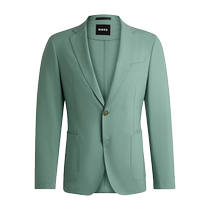 (Functional Commuting Series Stretch Comfort) BOSS Mens Fall 2024 New Stretch Wool Blend Jacket